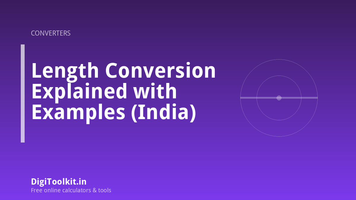 Length Conversion Explained with Examples (India)