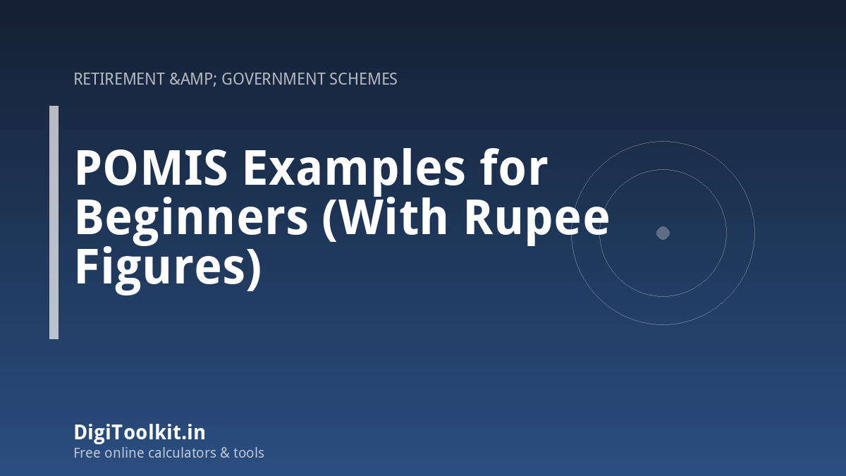 POMIS Examples for Beginners (With Rupee Figures)