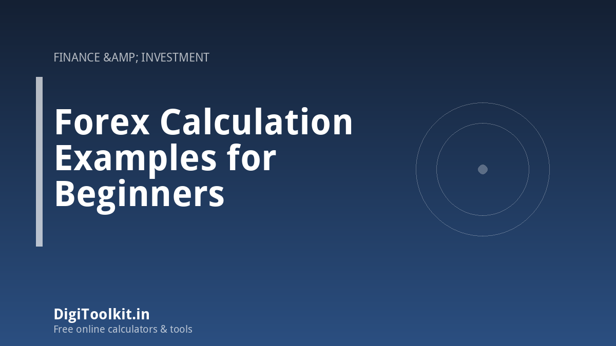 Forex Calculation Examples for Beginners